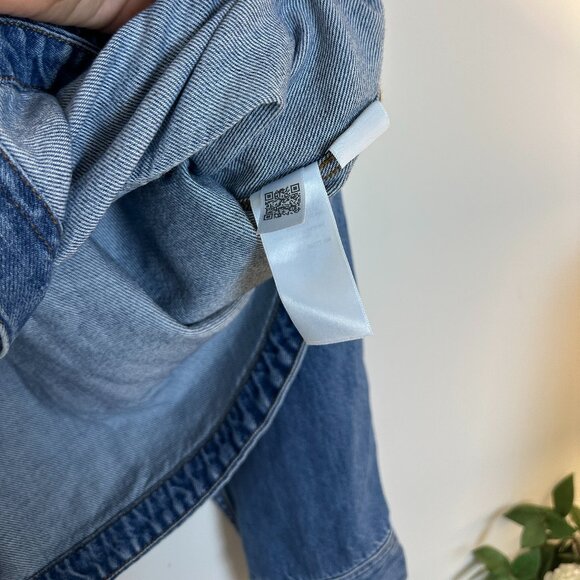 MADEWELL Crop Jean Jacket in Dursett Wash Size Medium - Picture 5 of 7